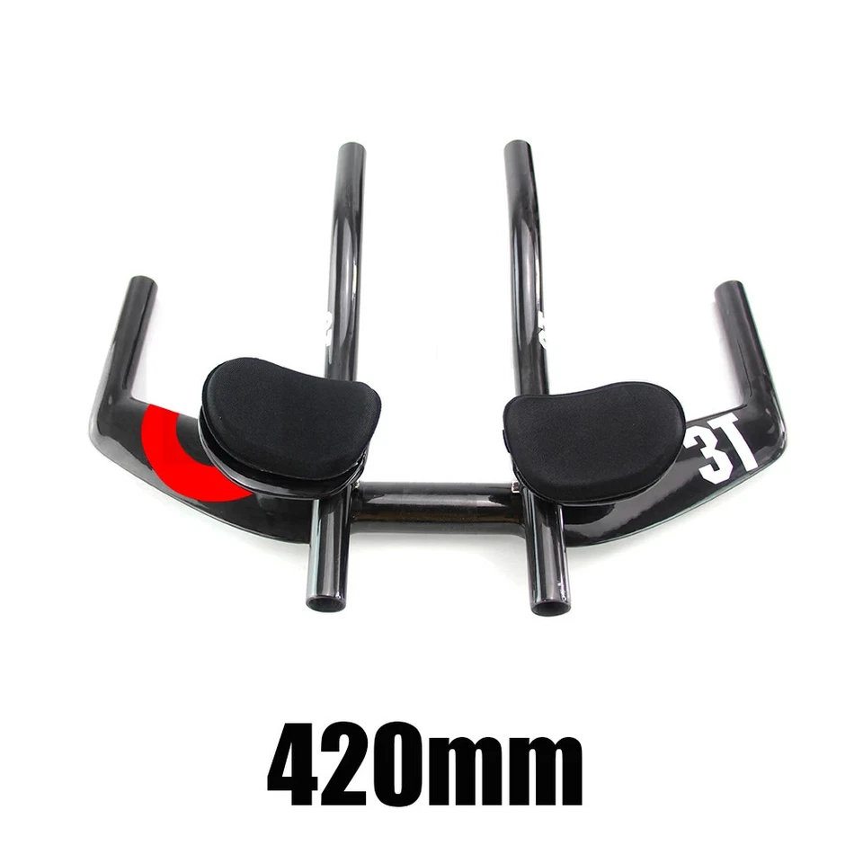 Manillar de bicicleta de carretera contrarreloj de carbono 3T TT reposabrazos manillar triatlón piezas Foto 1 de 4