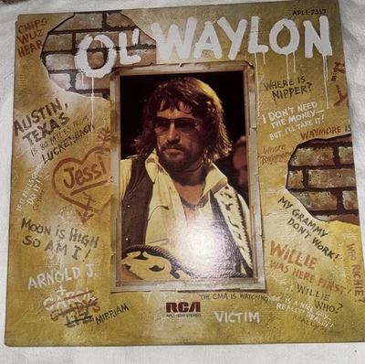 'Ol Waylon Waylon Jennings 1977 Vinyl RCA Victor Records APL1-2317 - Image 1 of 2