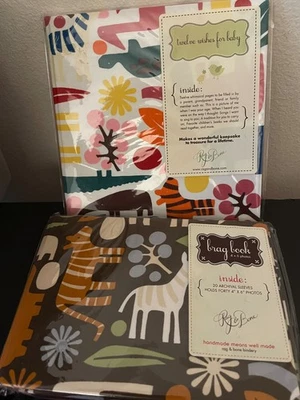 Mini álbumes de fotos de bebé Rag& Bone Jenni Bick tema selva NUEVO Foto 1 de 4