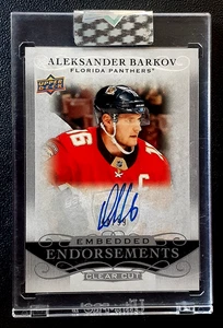 ALEKSANDER BARKOV 2019-20 UPPER DECK CLEAR CUT EMBEDDED ENDORSEMENTS 44/99 96239 - Bild 1 von 2