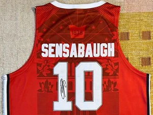 Brice Sensabaugh Signed Autograph NCAA Ohio State Buckeyes Jersey OSU NBA Jazz - Picture 1 of 4