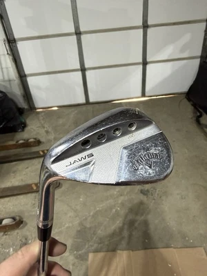 Callaway Jaws Raw Chrome Full Toe Wedge 58°-10 Left Handed Stiff Flex Steel - Image 1 of 4