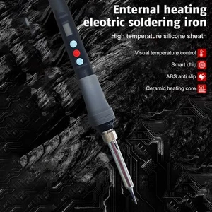 Soldador Eléctrico Digital 90W Temperatura Ajustable Soldadura Herramienta de Reparación de Calor - Imagen 1 de 16