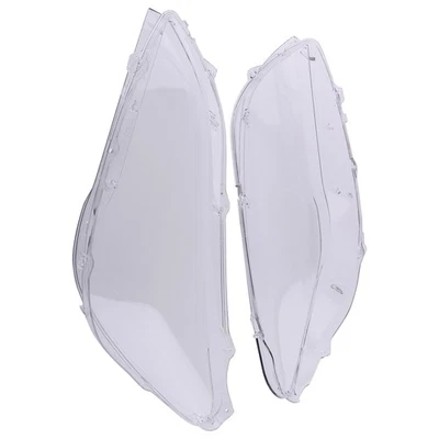 Par de cubiertas de lente de faro transparente para BMW F01 F02 740Li 750Li 2009-2015 izquierda derecha Foto 1 de 4