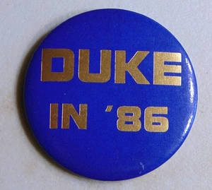 George Deukmejian 1986 California Governor campaign pin button political - Picture 1 of 1