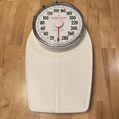 Báscula de baño profesional vintage de salud O Meter para el hogar gran forma hasta 325 libras Foto 1 de 4
