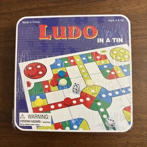 NEW LUDO IN A TIN GAME SEALED - Picture 1 of 2