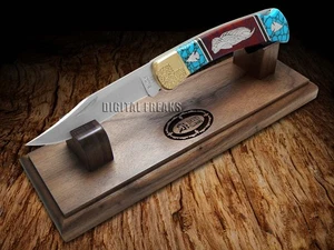 Buck 110 Yellowhorse ###1 Spirit Chief 1/50 Red Jasper & Blue Turquoise Knife - Picture 1 of 6
