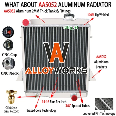 3 Rows Radiator For 1968~1974 Triumph TR6 / 1967~1969 TR250 TR 250 2.5L MT - Изображение 1 из 4