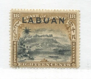Labuan 1898 18 cents mint o.g. hinged - Picture 1 of 1