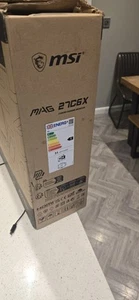 MSI MAG 27C6X Full HD 27" Curved VA LCD Monitor - Black - BRAND NEW SEALED - Picture 1 of 6