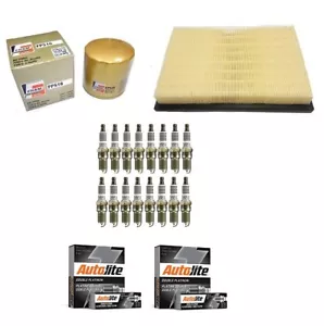 DOUBLE-PLATINUM PLUGS SERVICE KIT FOR JEEP COMMANDER XH 5.7L HEMI V8 06-08 - Picture 1 of 1