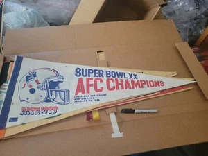 Super Bowl XX 1986 New England Patriots AFC CHAMPIONS - Picture 1 of 6