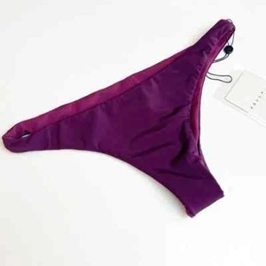 FELLA. Parte inferior de bikini descarada de jaspe berenjena talla XS para mujer - Imagen 1 de 6