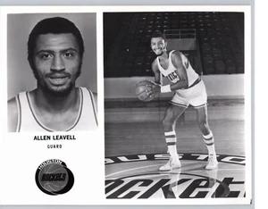 ALLEN LEAVELL Team ausgestellt HOUSTON RAKETEN 1980 8x10 schwarz & weiß PRESSEFOTO - Bild 1 von 2