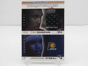 TIM DUNCAN 2003-04 FLEER GENUINE GAME WORN JERSEY! SAN ANTONIO SPURS! - Picture 1 of 2