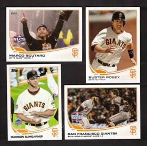 2013 Topps SAN FRANCISCO GIANTS ~ 39 Card Team Set Series 1 & 2 with Update - Picture 1 of 5