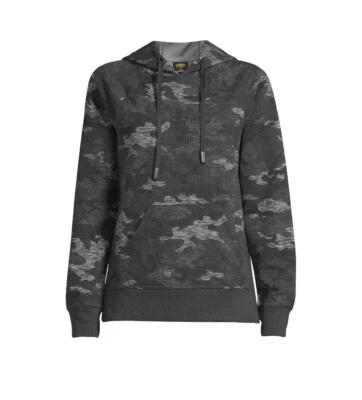ATHLETIC WORKS Womens Hoodie Size XL Black Gray Camouflage New - Image 1 of 4
