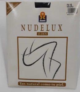DUSEN PANTY NUDELUX 15 DEN NEGRA IV SUPER (LYCRA) - Imagen 1 de 1