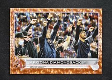 2022 Series 1 Base Orange Foilboard #144 Arizona Diamondbacks /299 !