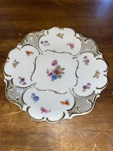 GORGEOUS! Antique Bavaria Heinrich Winterling Round Plate (1934) 8.25” Plate EC - Picture 1 of 7