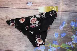 NEU MIT ETIKETT LIPSY BLUMENDRUCK BIKINI SLIPS GRÖSSE - UK 4 EU 32 B9 - Bild 1 von 3