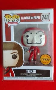 Funko Pop TV 741 CHASE Tokio La Casa de Papel Rare variante masquée - Imagen 1 de 4
