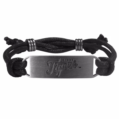 Detroit Tigers Cord Bracelet Licensed MLB Baseball Jewelry Cover