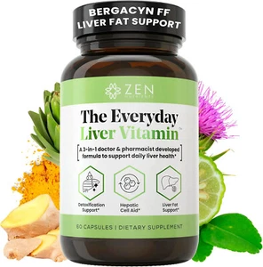 Zen Nutrients The Everyday Liver Vitamin - Limpia Desintoxicación y Repara con... - Imagen 1 de 5