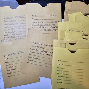 1950s Mixed Lot Photo Negatives Portraits Groups Gatherings Adults Kids Indiana - Picture 1 of 13