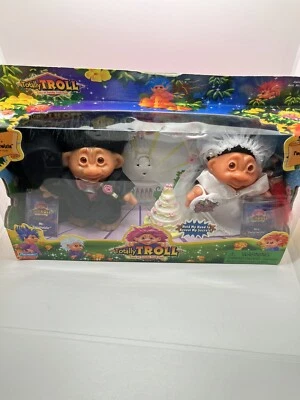 Totally Troll Mr. & Mrs. Twigtwizle Juego de Novia y Novio 2001 Playmates Toys Foto 1 de 4