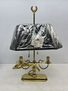 Old Stock Vintage Baldwin Brass Lamp Philadelphia Twin Pull Candlestick **READ**