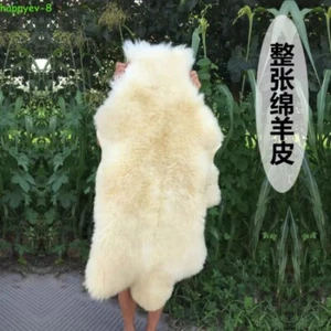 100% Genuine Sheepskin Fluffy Fur Rug Windward 60x100cm Natural Soft Fashion - Picture 1 of 7