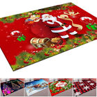 HOT Christmas Floor Door Mat Kitchen Room Carpet Rug Anti Slip Xmas Home Decor