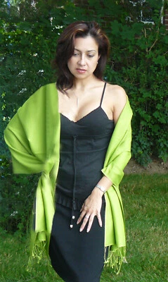 Scarf-Scarves-Shawl-Shawls-Pashmina Scarf-Cashmere Scarf--Wrap-Poncho-silk-Stole - Image 1 of 4