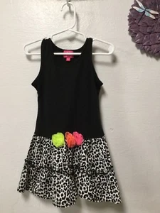 Pinky Baby girls dress size 4 T black white sleeveless 65 - Picture 1 of 3