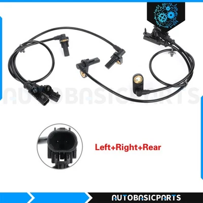 Sensor de velocidad de rueda ABS trasero izquierdo y derecho para Infiniti M35 2006-2010 2 piezas Foto 1 de 4