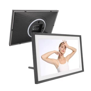 |Digital Picture Frame LED Colorful Lights 10.1 Inch HD 1280x800 Touch Screen - Picture 1 of 12