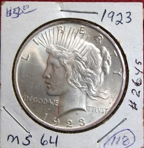 1923 P PEACE SILVER DOLLAR - EXCELLENT COIN! (ref# 2645) - Picture 1 of 1