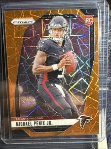 Michael Penix Jr. RC Orange Lazer Rookie #378 Falcons 2024 - Bild 1 von 2