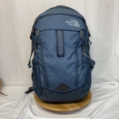 North Face Surge Backpack Black FlexVent Laptop Padded Straps Outdoor Travel Bag - Image 1 of 4