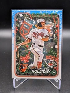 2024 Topps Holiday JACKSON HOLLIDAY #H50 Rookie Baltimore Orioles RC - Bild 1 von 2