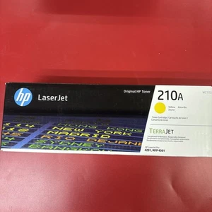Cartuccia Toner HP 210A Giallo Originale Laserjet *Nuova Scatola Danneggiata - Foto 1 di 8