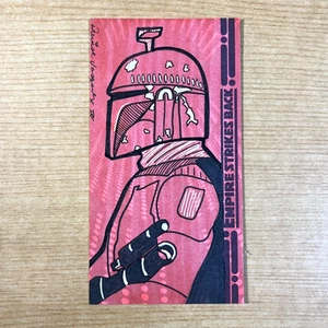 2010 Topps Star Wars Widevision Sketch by Denise Vasquez RARE! - Picture 1 of 4