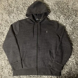Polo Ralph Lauren Performance Sudadera con Capucha Cremallera Completa Para Hombre Grande Brezo Gris Oscuro Usada en Excelente Condición - Imagen 1 de 22