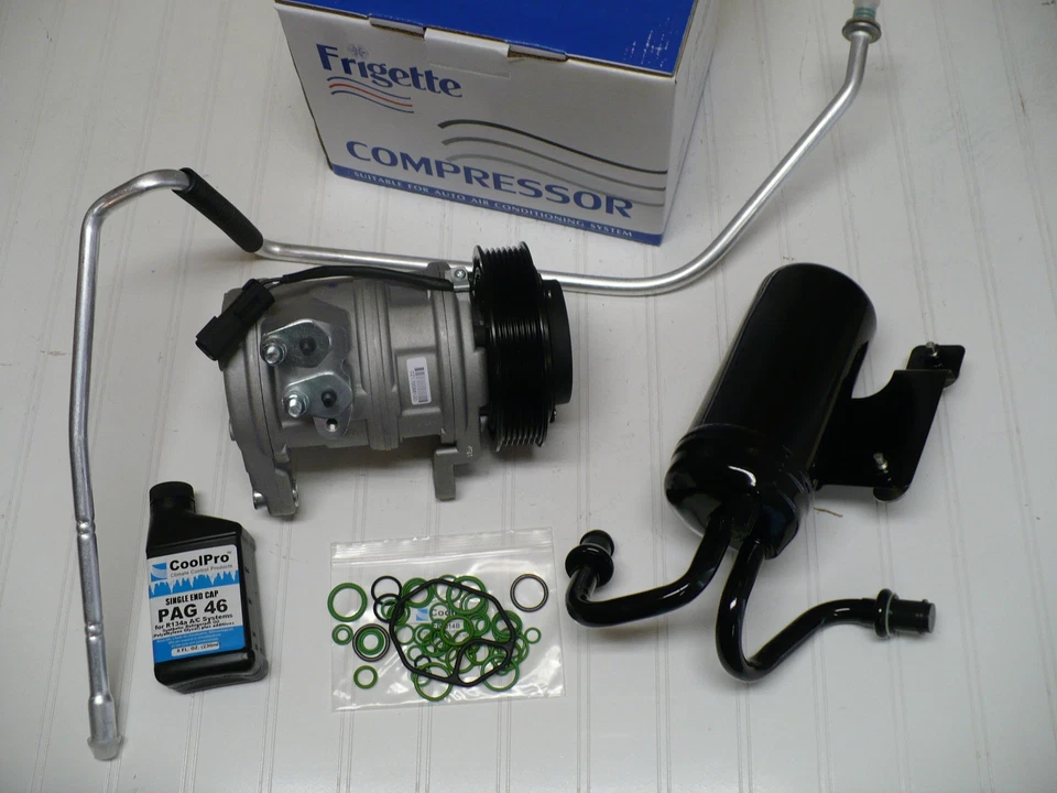 Kit de compresor de aire acondicionado Frigette compatible con Ram 1500 / 2500 / 3500 2003-2008 (5,7 L) Foto 1 de 4