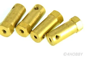 4x Antrieb Lang SW 12mm für 3mm Welle Hex Radantrieb RC Radnabe Nabe Sechskant - Bild 1 von 3
