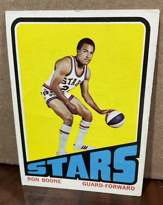 RON BOONE 1972-73 TOPPS BASKETBALL #239 - UTAH STARS - Image 1 of 2