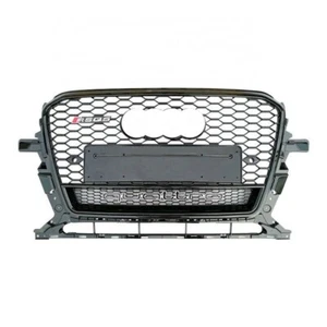 Parrilla hexagonal de malla deportiva de panal estilo RSQ5 negra brillante para Audi Q5 SQ5 2013-2017 - Imagen 1 de 8
