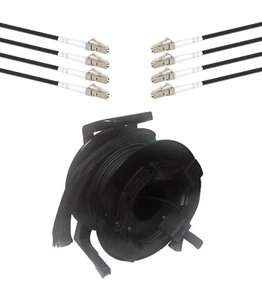 DG Systems - Fibra ottica Multimodale 4x LC avvolgicavo Schill - Made in Italy - Imagen 1 de 4